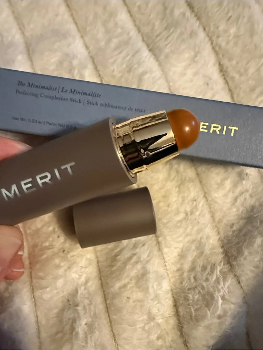MERIT The Minimalist Perfecting Complexion Stick — Brown